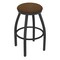 Holland Bar Stool Co 30" Swivel Bar Stool, Pewter Finish, Rein Thatch Seat X802 - alternate 1